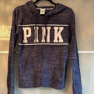 PINK zip up hoodie